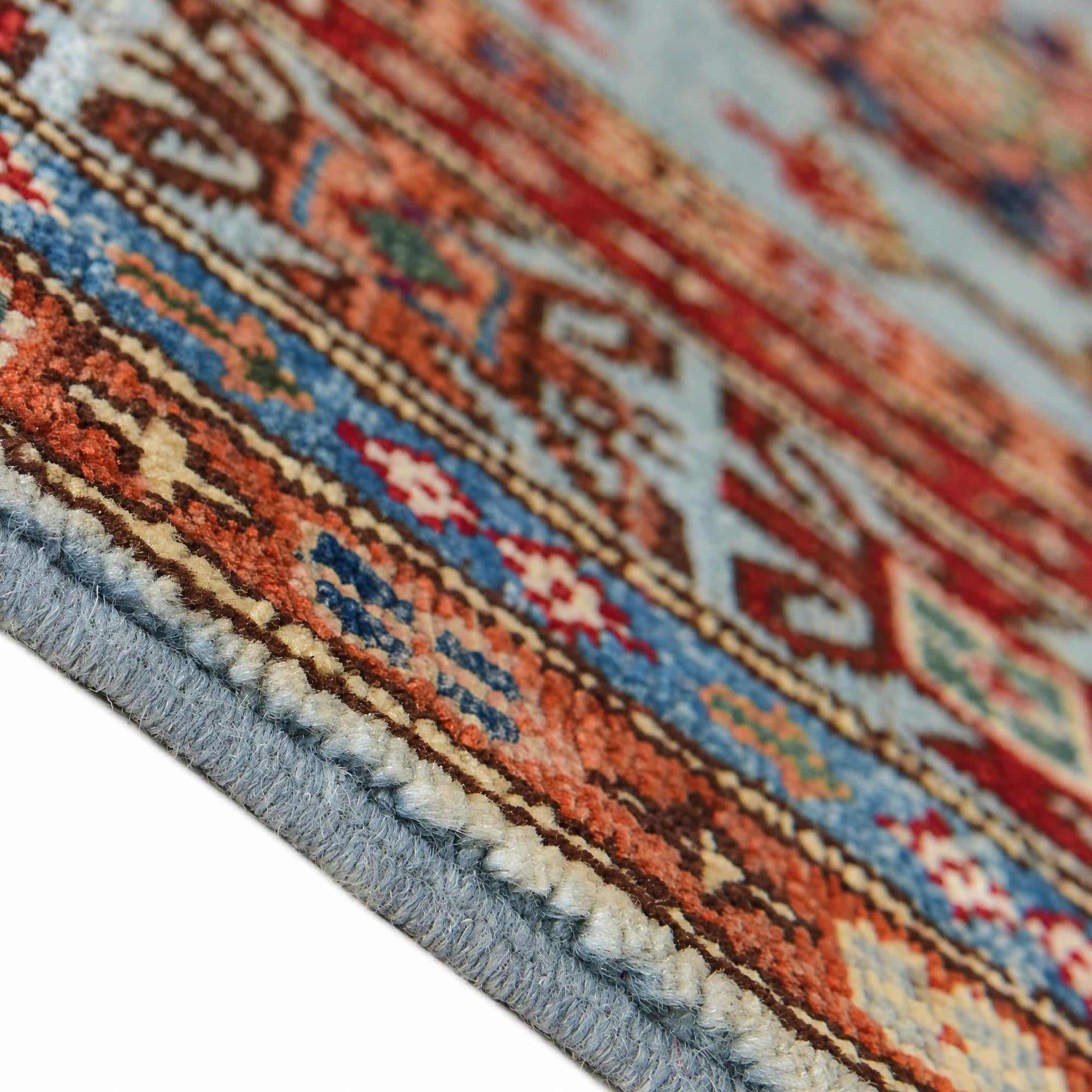 100cm x 165cm Hand Knotted Kazak Rug