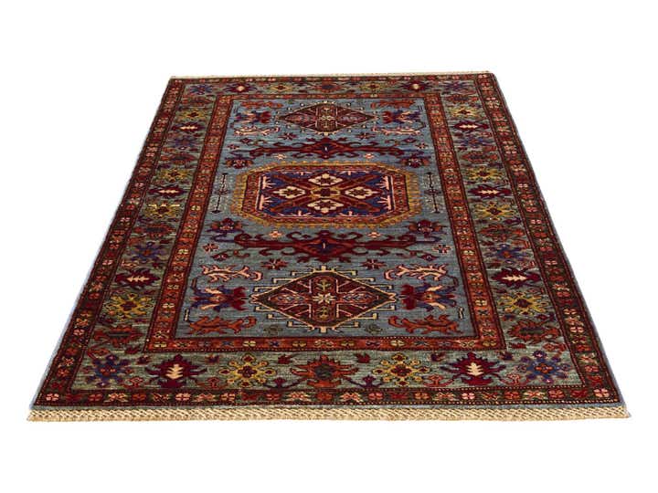 3' 4 x 5' 3 Hand Knotted Kazak Rug