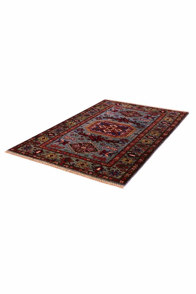 3' 4 x 5' 3 Hand Knotted Kazak Rug