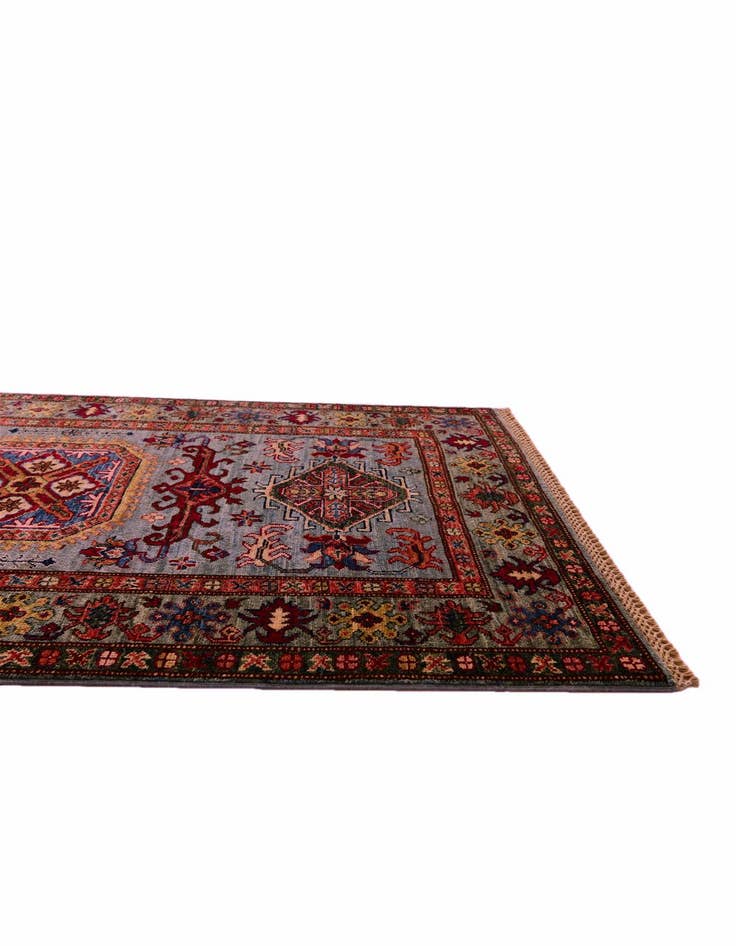 Detail image of 3' 4 x 5' 3 Hand Knotted Kazak Rug