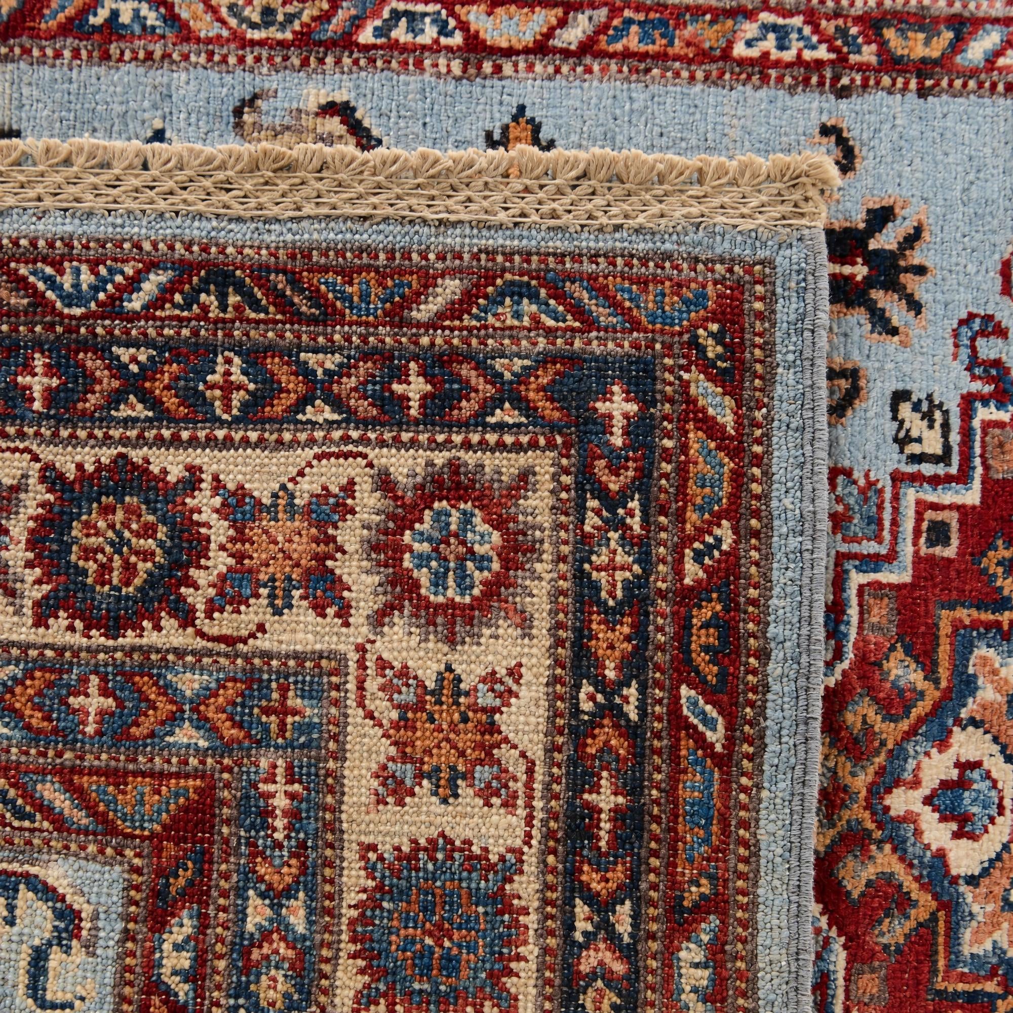 100cm x 155cm Hand Knotted Kazak Rug