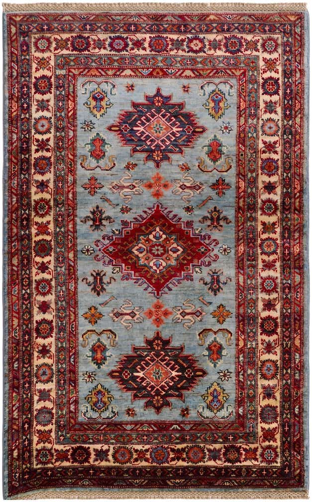 3' 3 x 5' 1 Hand Knotted Kazak Rug