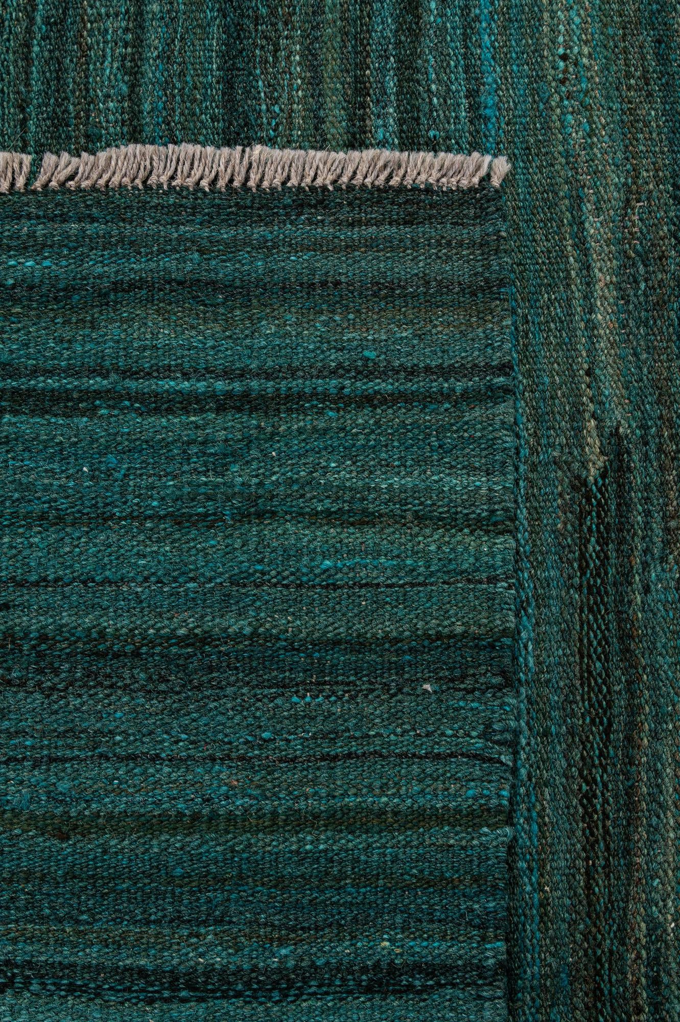 6' 7 x 9' 8 Hand Woven Kilim Modern Wool Rug