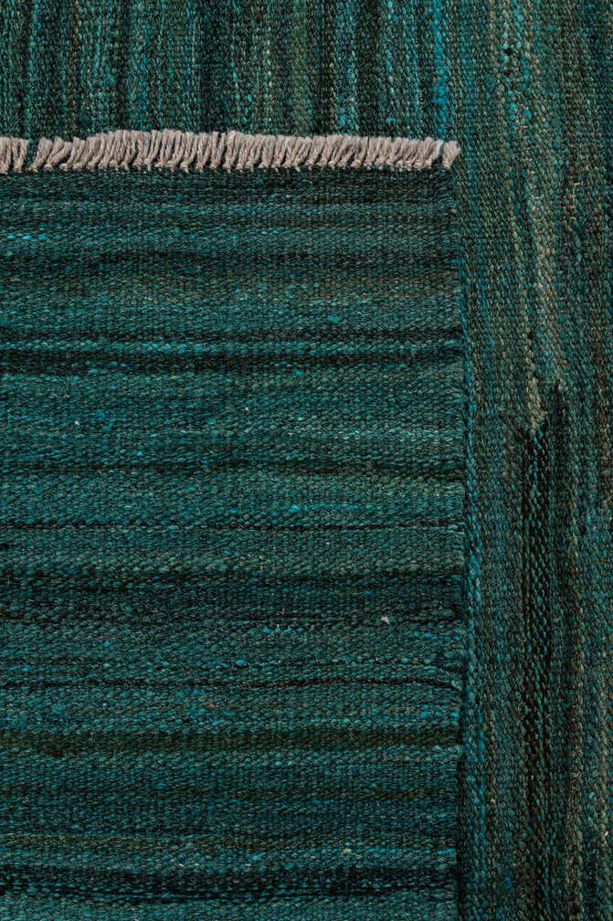 6' 7 x 9' 8 Hand Woven Kilim Modern Wool Rug