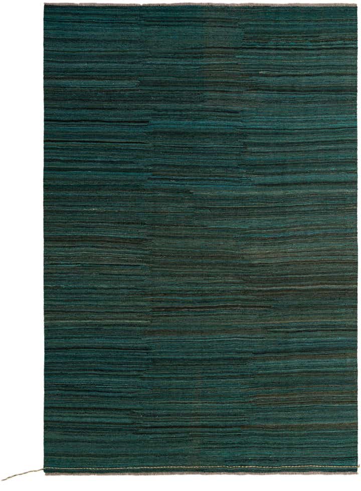 6' 7 x 9' 8 Hand Woven Kilim Modern Wool Rug