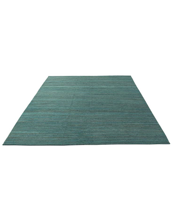 Detail image of 6' 8 x 9' 4 Hand Woven Kilim Modern Wool Rug