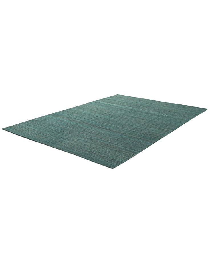 Detail image of 6' 8 x 9' 4  Hand Woven Kilim Modern Wool Rug