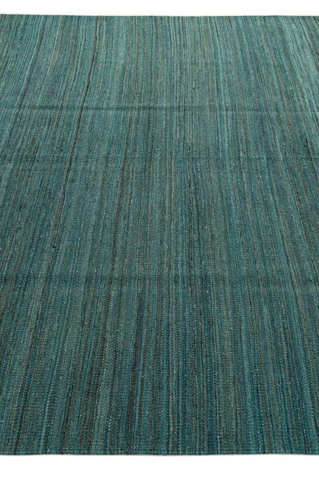 Detail image of 6' 8 x 9' 4 Hand Woven Kilim Modern Wool Rug