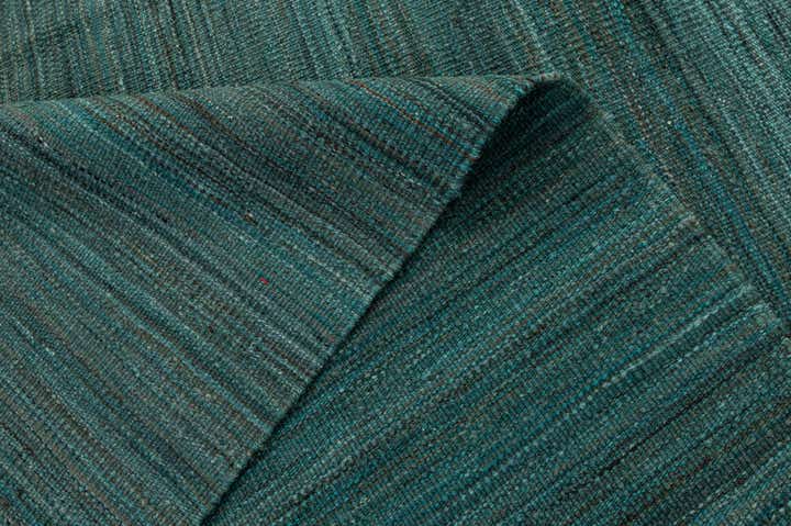 6' 8 x 9' 4 Hand Woven Kilim Modern Wool Rug