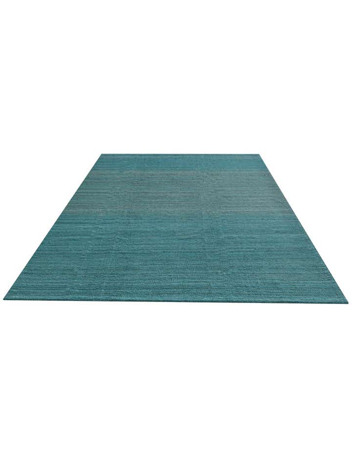 6' 8 x 9' 5 Hand Woven Kilim Modern Wool Rug