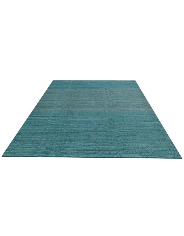 Detail image of 6' 8 x 9' 5 Hand Woven Kilim Modern Wool Rug