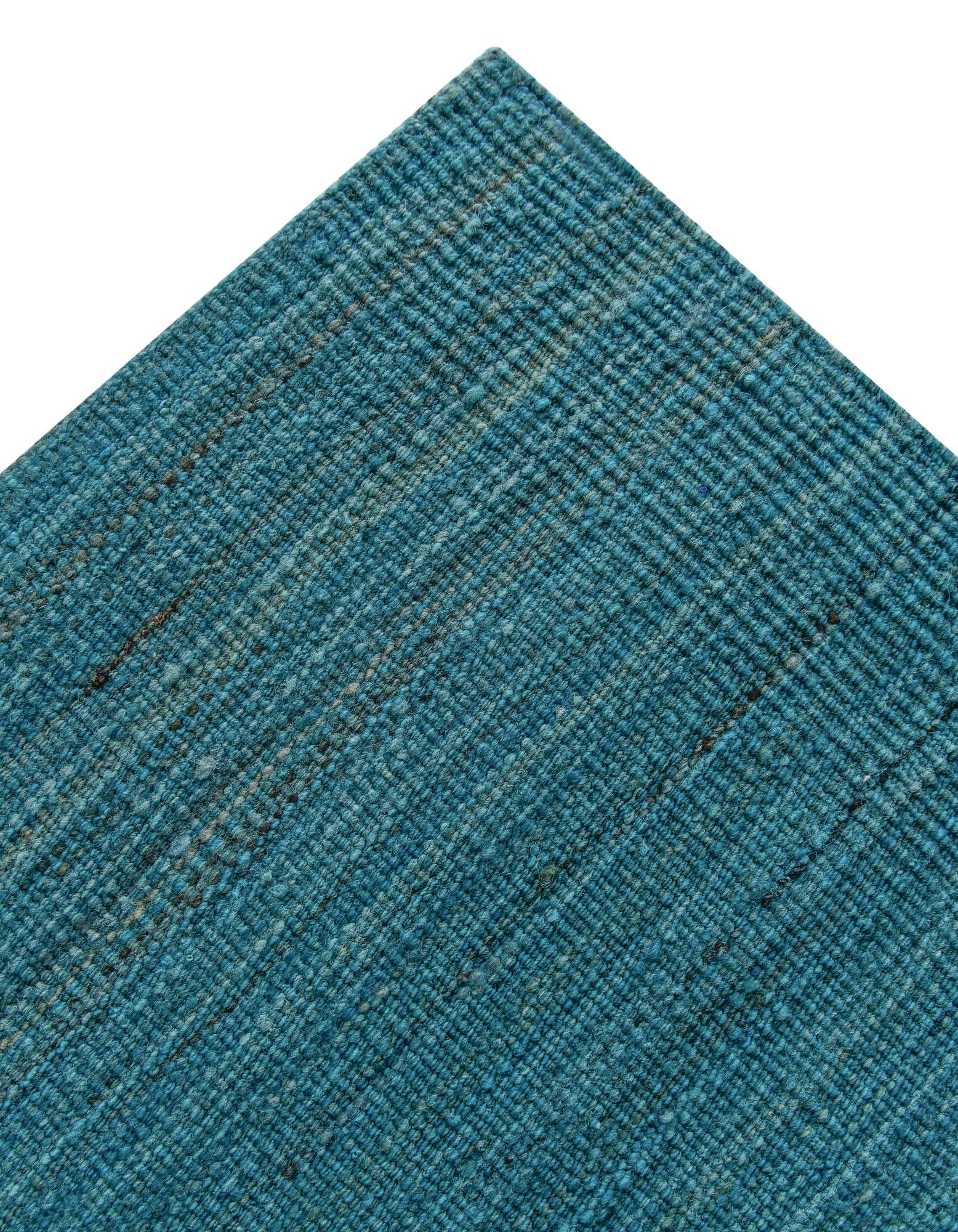 6' 8 x 9' 5 Hand Woven Kilim Modern Wool Rug