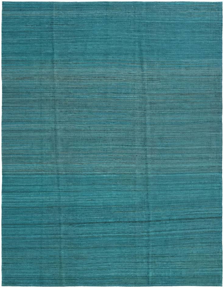 Detail image of 6' 8 x 9' 5 Hand Woven Kilim Modern Wool Rug