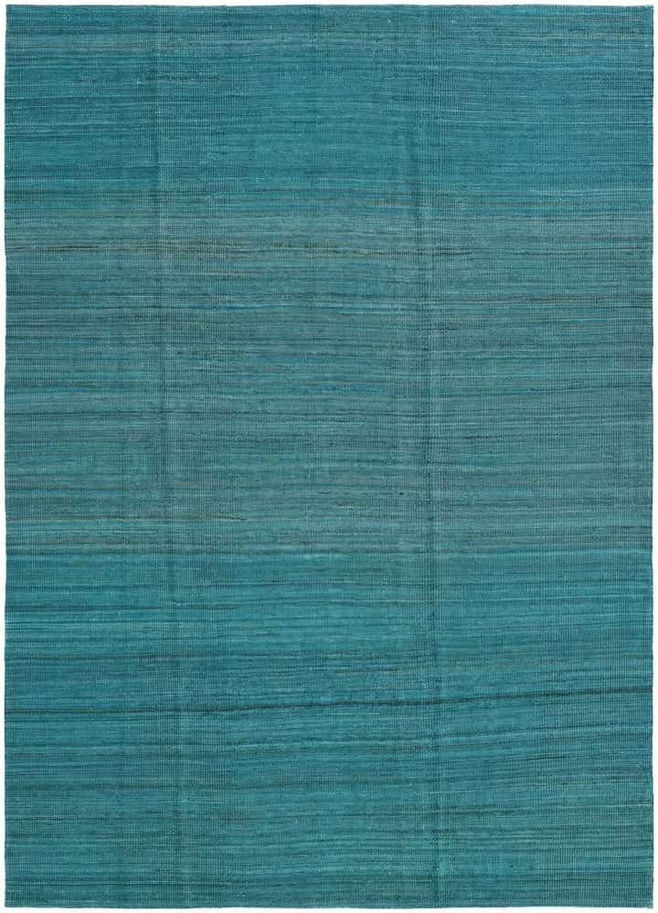 6' 8 x 9' 5 Hand Woven Kilim Modern Wool Rug