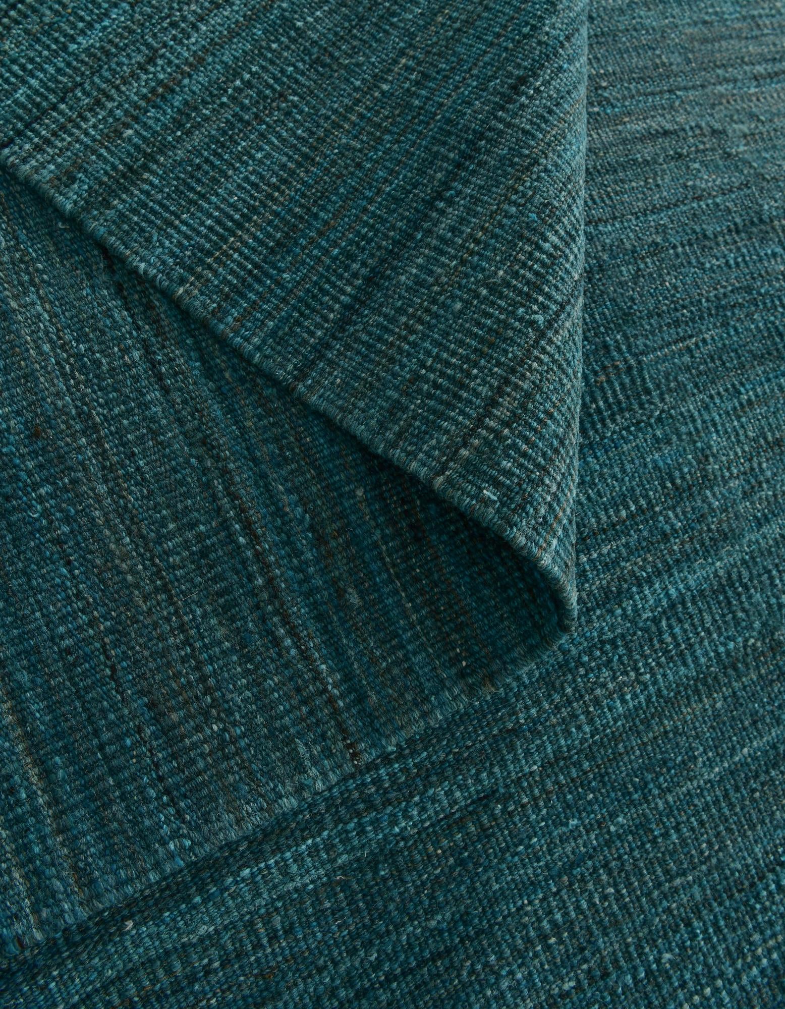 6' 9 x 9' 6 Hand Woven Kilim Modern Wool Rug