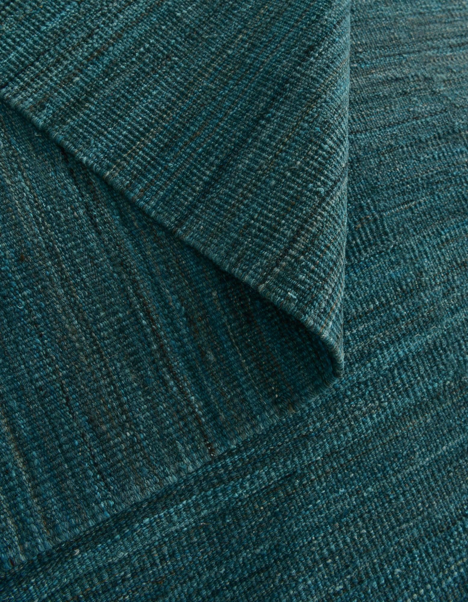 6' 9 x 9' 6 Hand Woven Kilim Modern Wool Rug