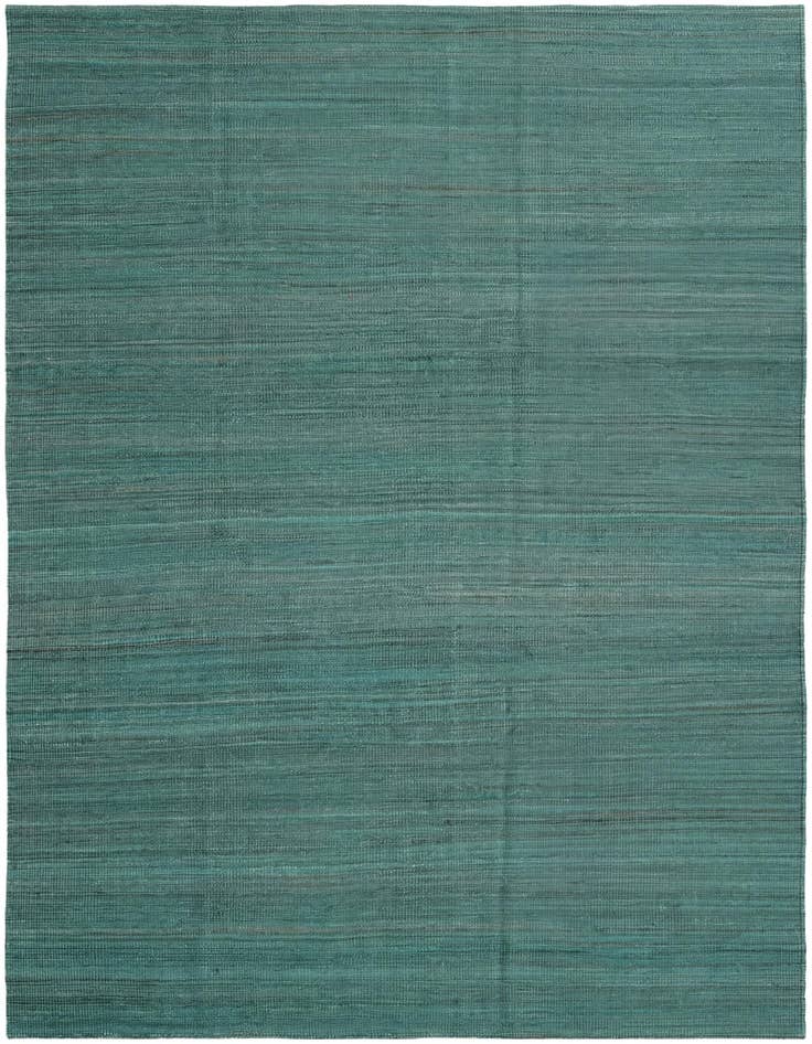 Detail image of 6' 9 x 9' 6 Hand Woven Kilim Modern Wool Rug