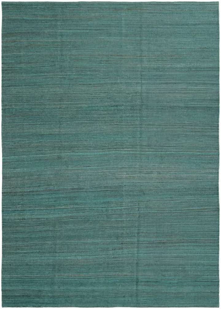 6' 9 x 9' 6 Hand Woven Kilim Modern Wool Rug