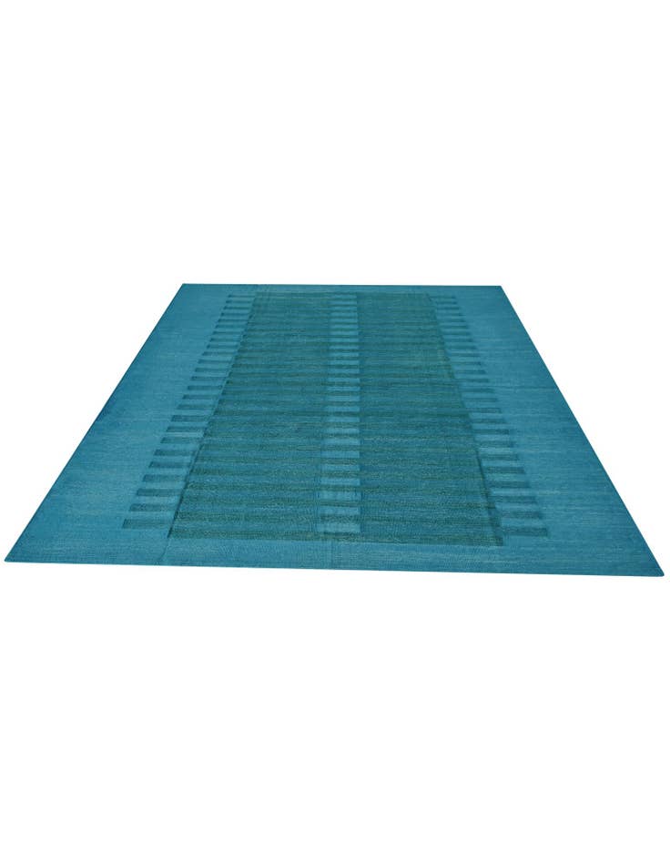 Detail image of 8' 2 x 10' 10 Hand Woven Kilim Modern Wool Rug