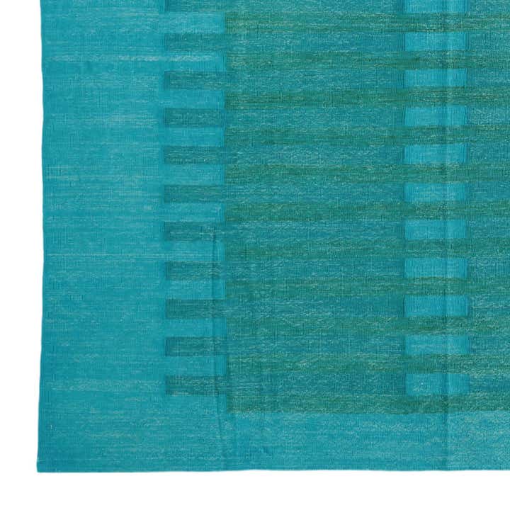 8' 2 x 10' 10 Hand Woven Kilim Modern Wool Rug