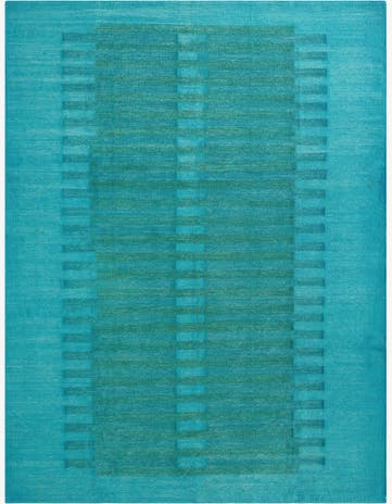8' 2 x 10' 10 Hand Woven Kilim Modern Wool Rug