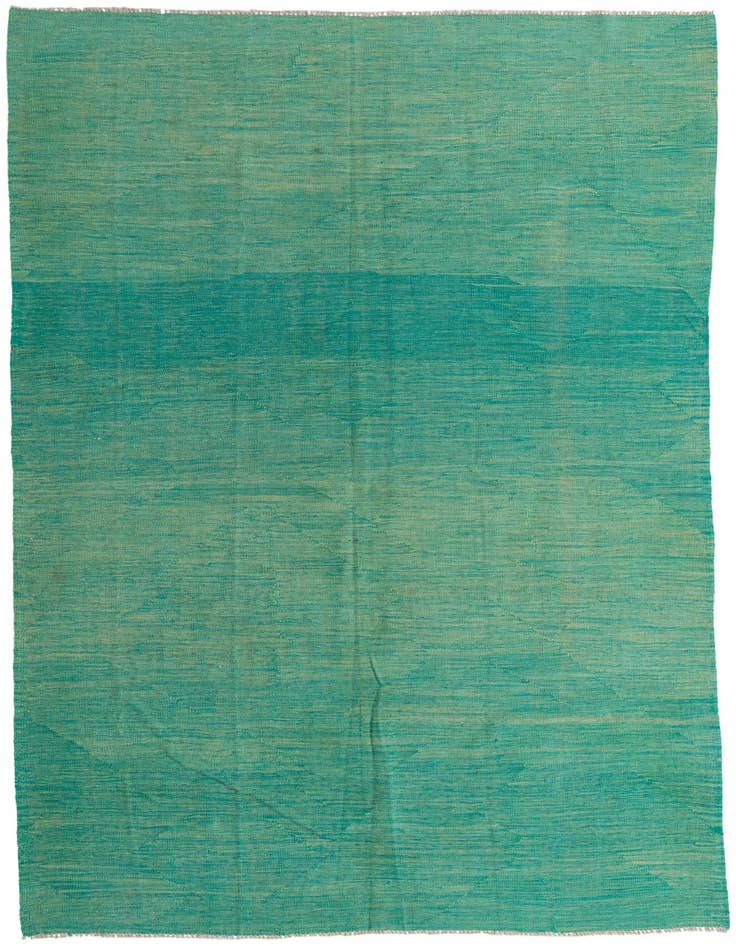 Detail image of 6' 5 x 9' 7 Hand Woven Kilim Modern Wool Rug
