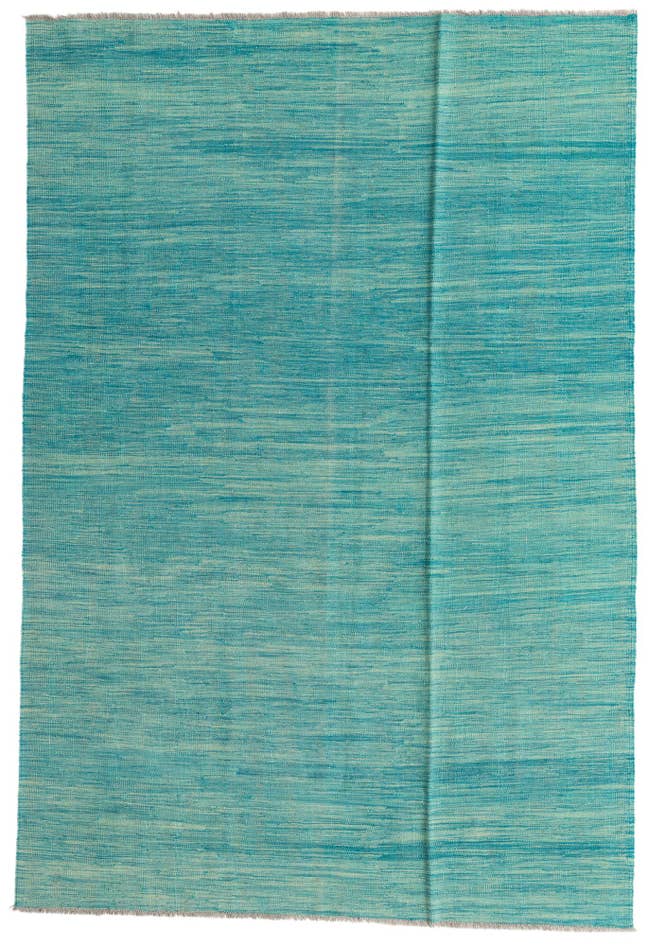 Detail image of 5' 5 x 8' Hand Woven Kilim Modern Wool Rug