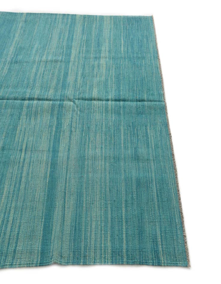 Detail image of 5' 4 x 8'  Hand Woven Kilim Modern Wool Rug