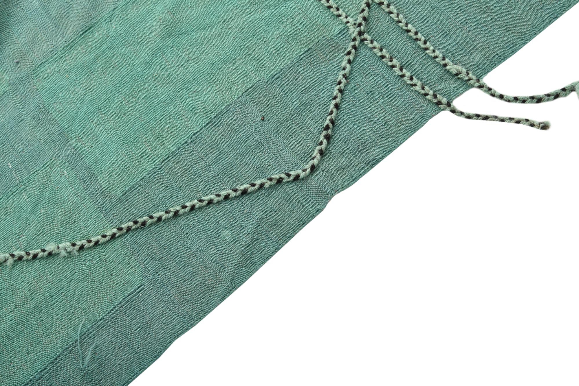 7' 11 x 10' 11 Hand Woven Kilim Modern Wool Rug
