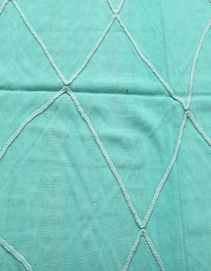 Detail image of 5' 6 x 8' 1  Hand Woven Kilim Modern Wool Rug