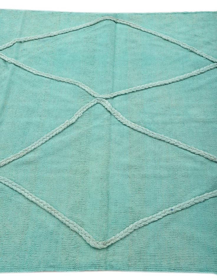 Detail image of 3' 6 x 4' 9  Hand Woven Kilim Modern Wool Rug