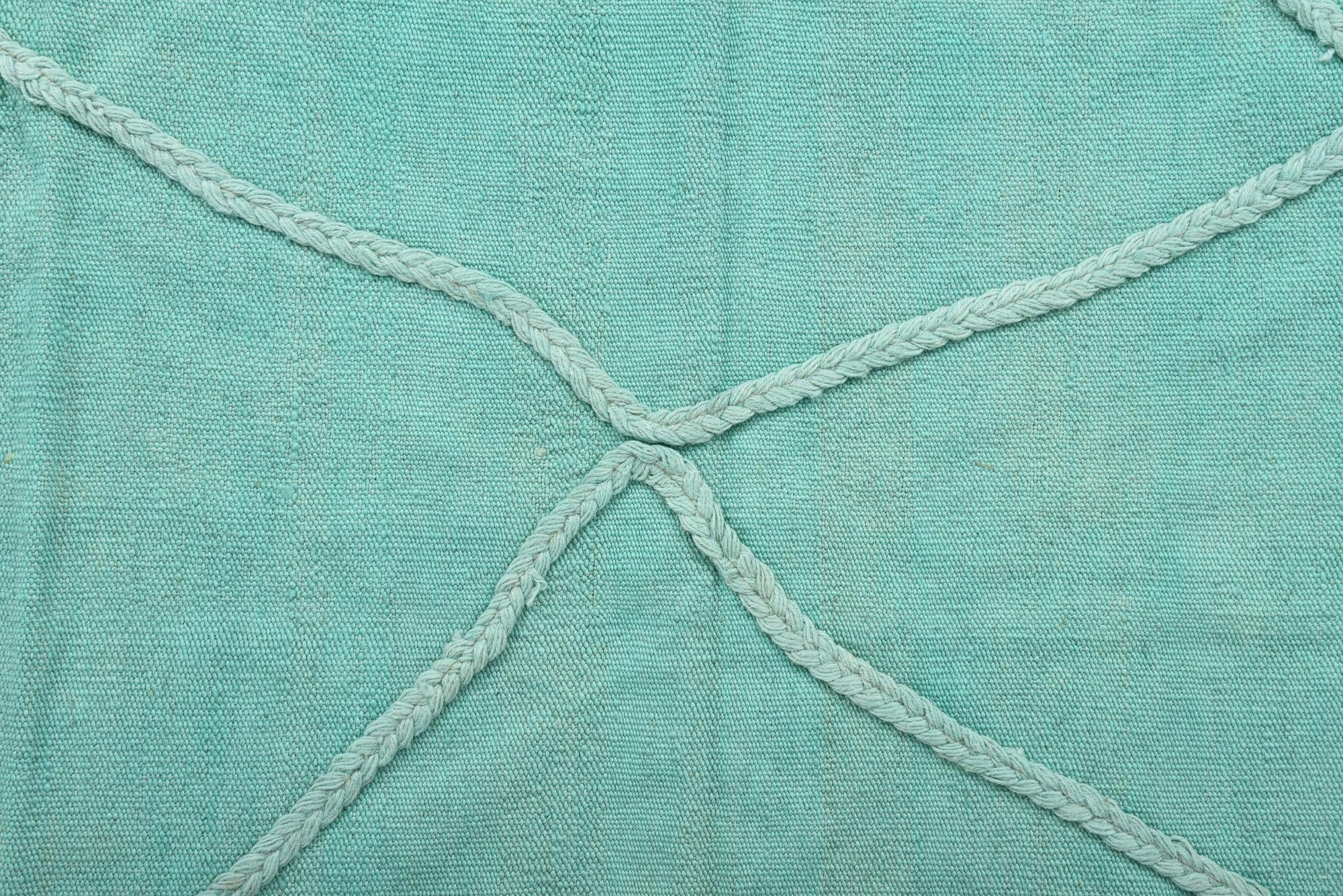 3' 6 x 4' 9 Hand Woven Kilim Modern Wool Rug