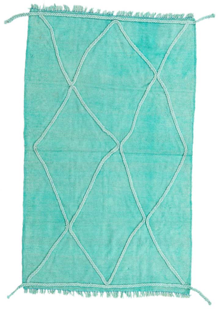 3' 6 x 4' 9 Hand Woven Kilim Modern Wool Rug