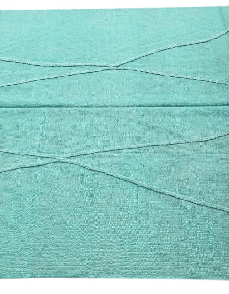 Detail image of 5' 2 x 6' 7  Hand Woven Kilim Modern Wool Rug