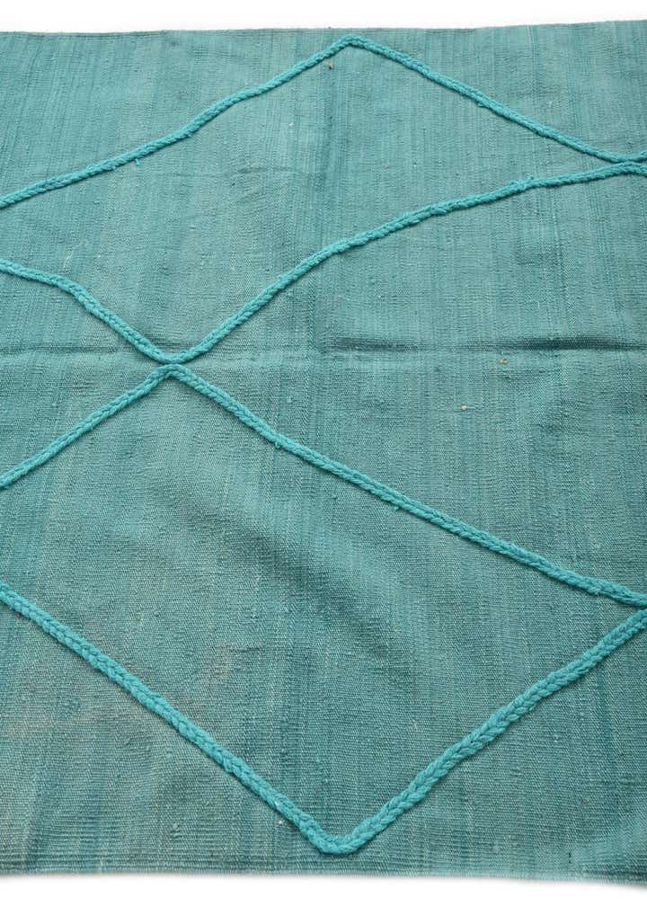 4' 2 x 5' 9 Hand Woven Kilim Modern Wool Rug