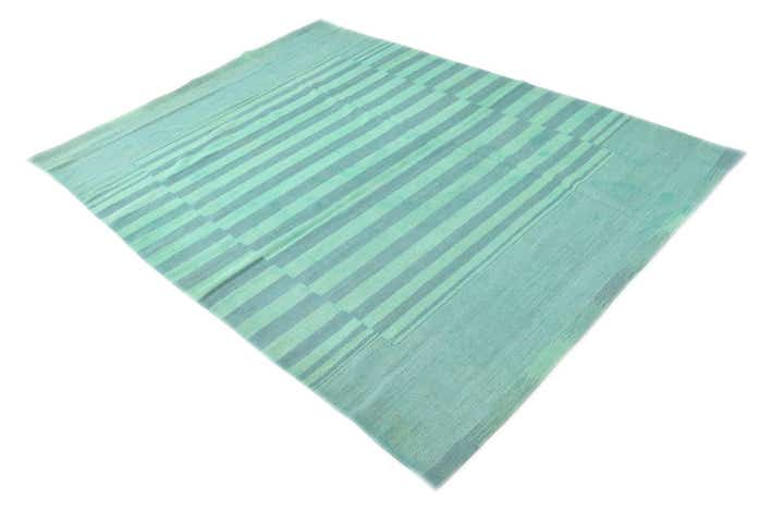 5' 7 x 7' 6 Hand Woven Kilim Modern Wool Rug