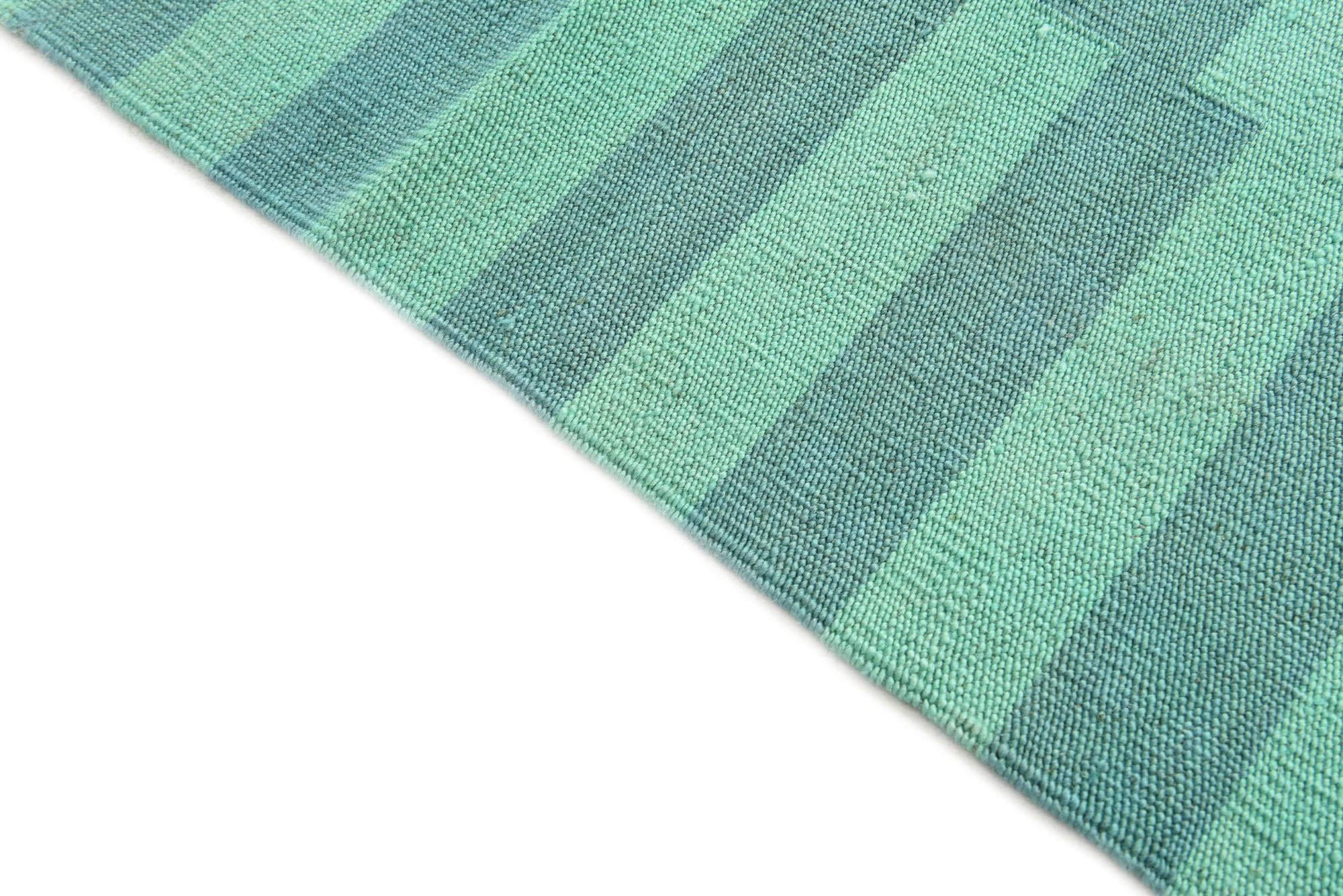 5' 7 x 7' 6 Hand Woven Kilim Modern Wool Rug