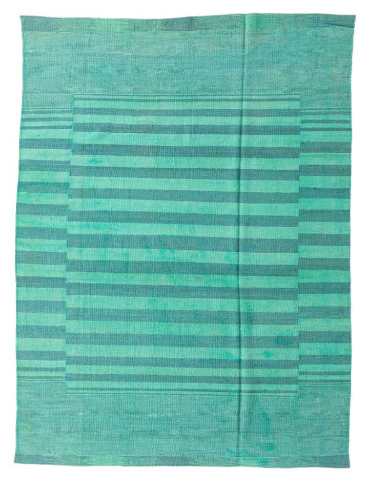 5' 7 x 7' 6 Hand Woven Kilim Modern Wool Rug