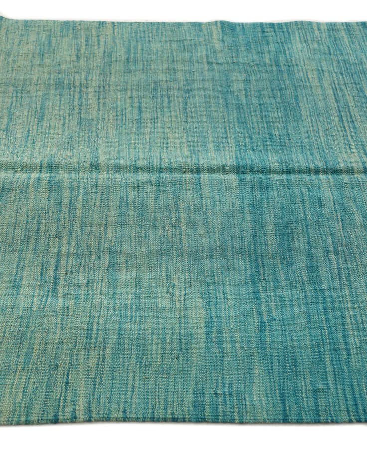 Detail image of 4' 2 x 6' 7  Hand Woven Kilim Modern Wool Rug