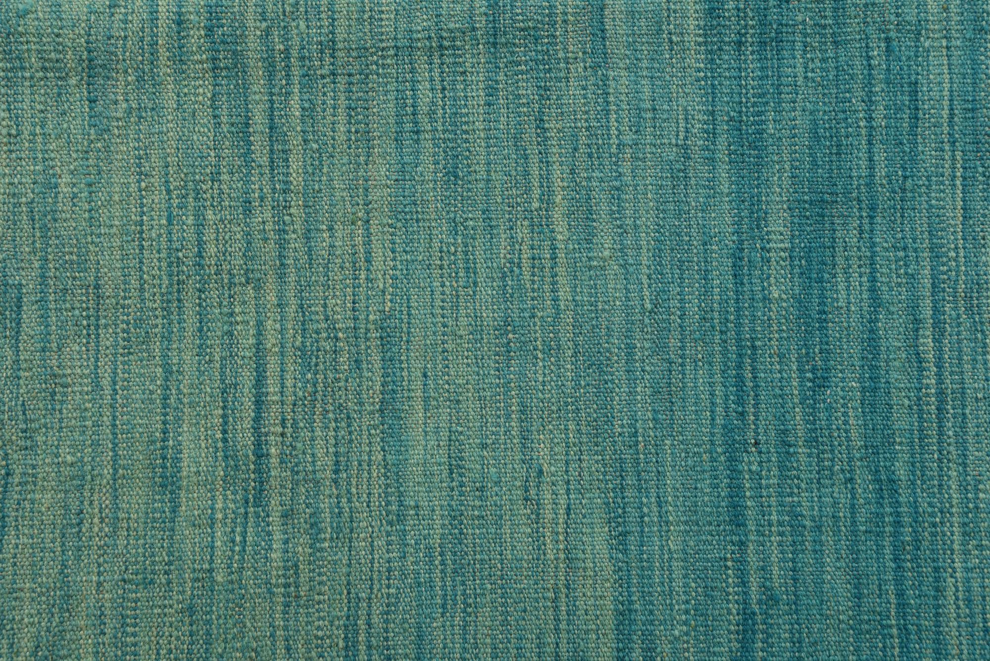 4' 2 x 6' 7 Hand Woven Kilim Modern Wool Rug
