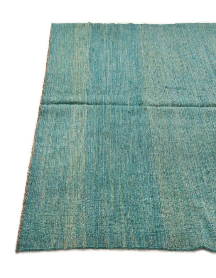 Detail image of 4' 10 x 6' 6  Hand Woven Kilim Modern Wool Rug