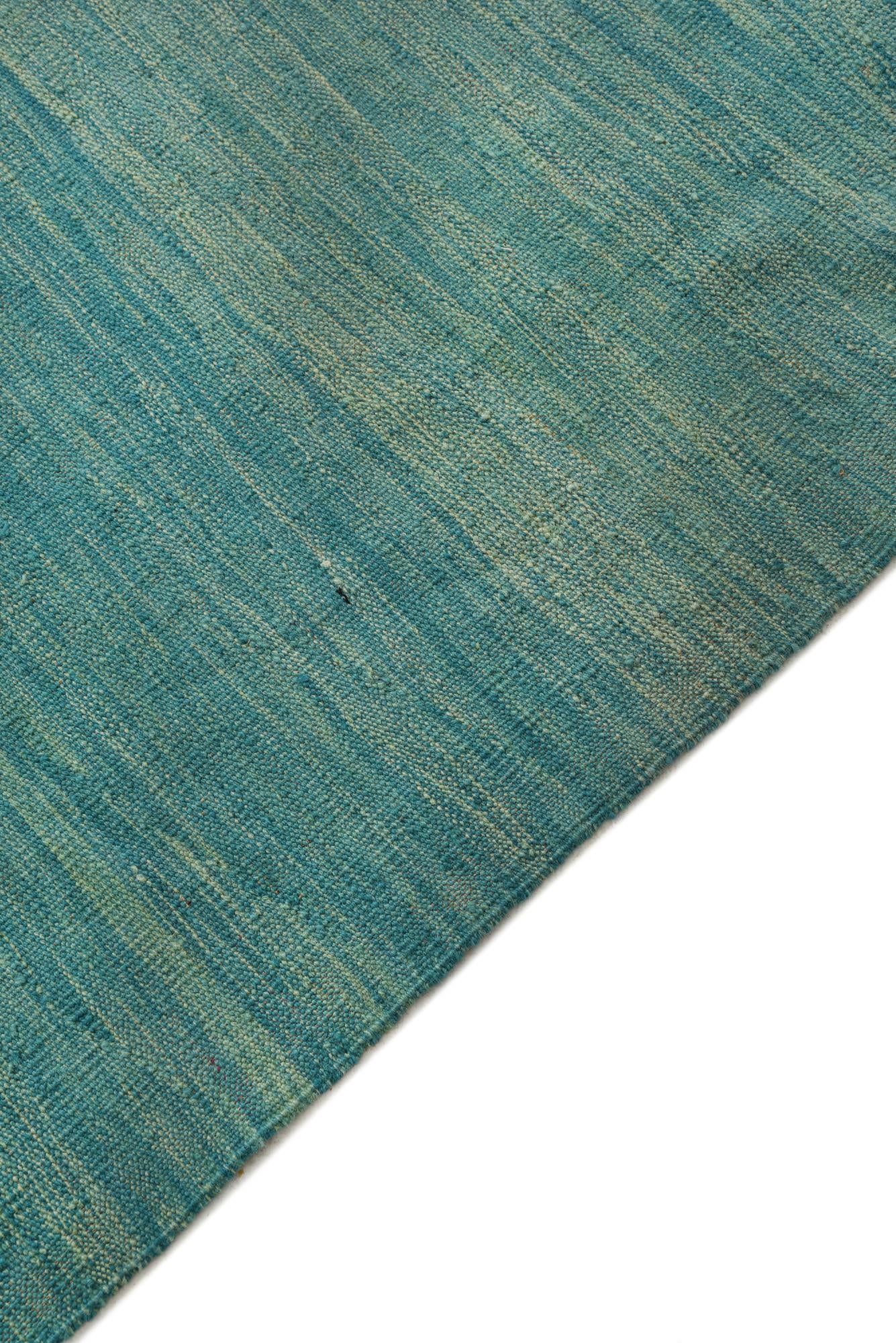 4' 10 x 6' 6 Hand Woven Kilim Modern Wool Rug