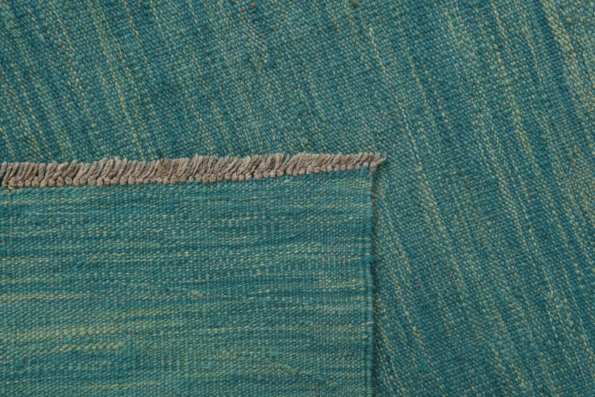 4' 10 x 6' 6 Hand Woven Kilim Modern Wool Rug