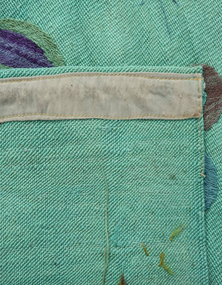 Detail image of 6' 5 x 9' 3  Hand Woven Kilim Suzani Wool Rug