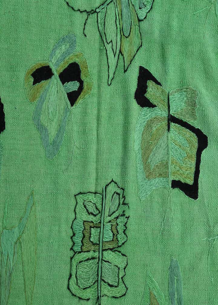 5' 8 x 7' 4 Hand Woven Kilim Suzani Wool Rug
