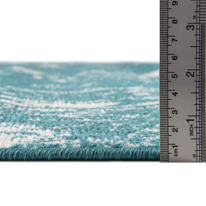Custom Turquoise Lennon Alfombra