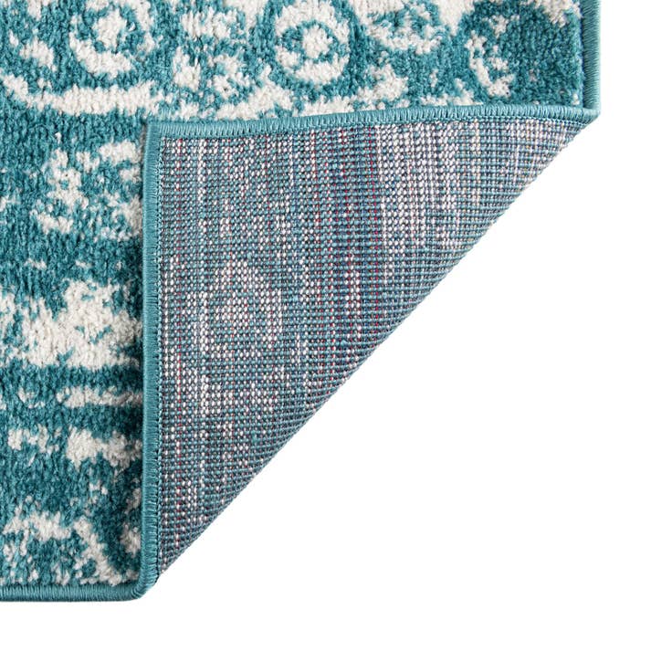 Detail image of Custom Turquoise Lennon Rug