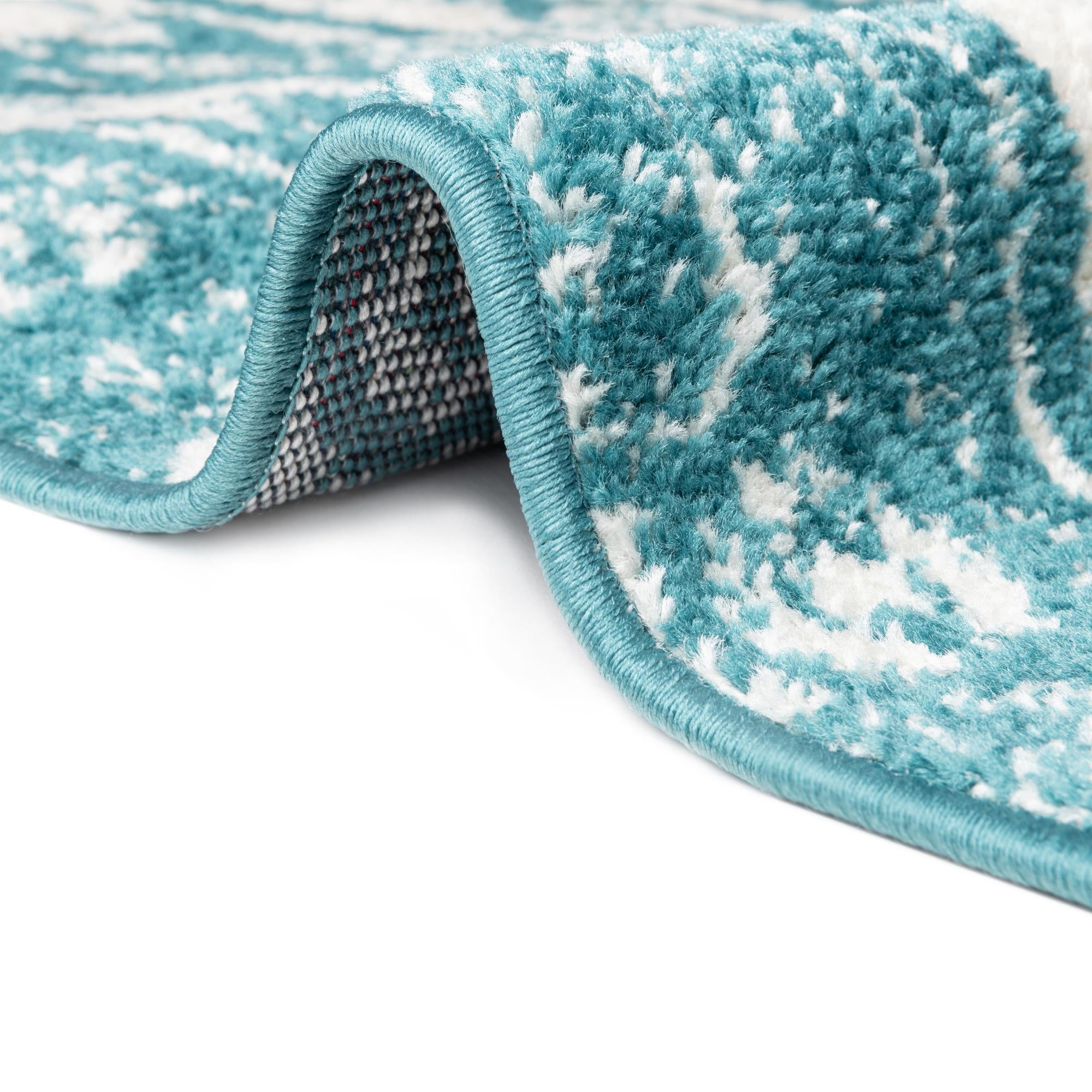 Custom Turquoise Lennon Rug