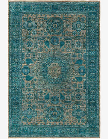 4' x 6' Hand Knotted Mamluk Rug