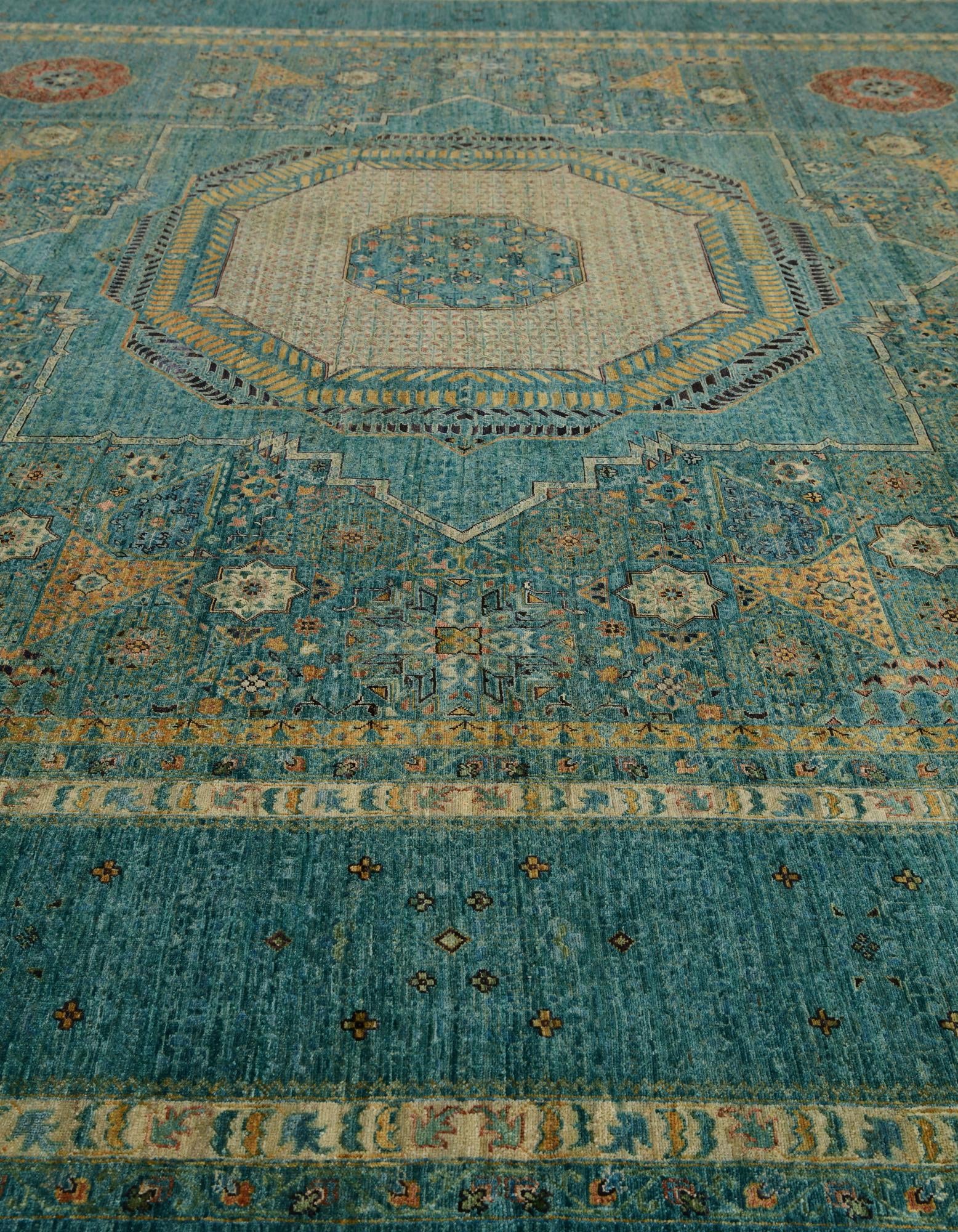 12' x 17' 7 Hand Knotted Mamluk Ziegler Oriental Rug